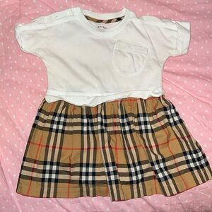 Great Condition- Burberry Baby Dress - 12M